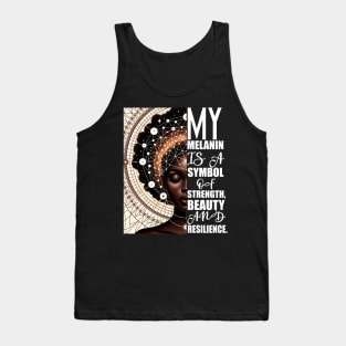 Melanin Afrocentric Affirmatrion Gift Tank Top